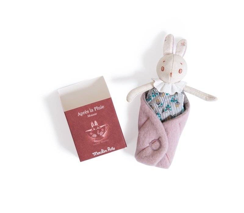 Moulin Roty 'Après la Pluie' Petit Lapin Mousse