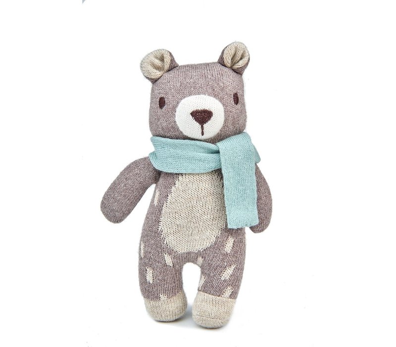 Threadbear Fred Gebreide Teddybeer 18 cm