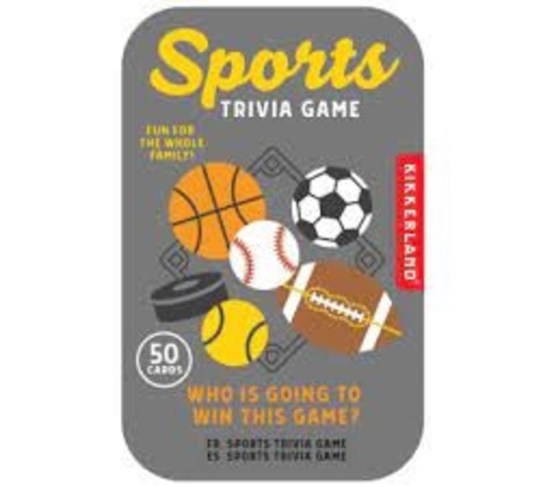 Kikkerland Sports Trivia Game