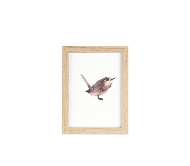 Present Time Wall Art Fotolijst Vogel Medium