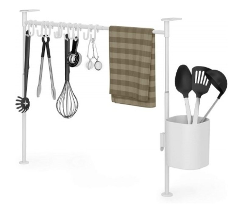 Umbra Anywhere Tension Caddy Organizer white