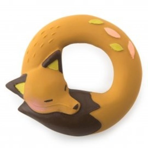 Moulin Roty Natural Rubber Teething Ring 'Le Voyage d'Olga' Fox 