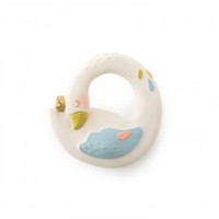 Moulin Roty Natural Rubber Teething Ring 'Le Voyage d'Olga' Goose