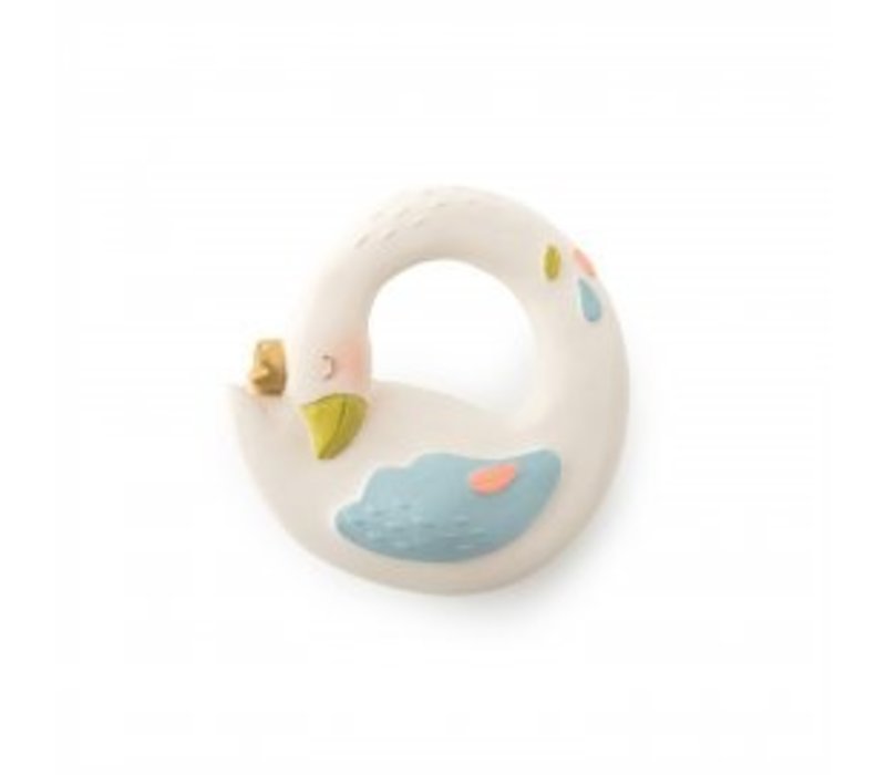 Moulin Roty Natural Rubber Teething Ring 'Le Voyage d'Olga' Goose