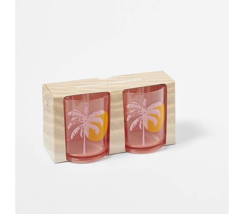 Sunnylife Set de 2 Gobelets Desert Palms