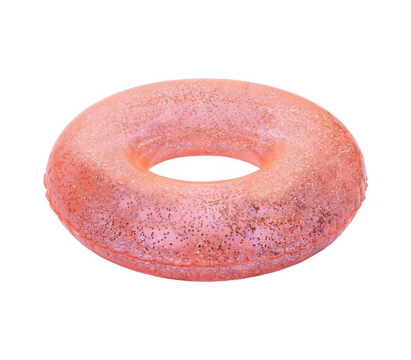 Sunnylife Inflatable Pool Ring Glitter Pomelo