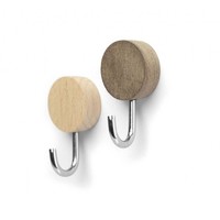 Trendform Wood Magnetic Hooks Set Of 2 Pcs