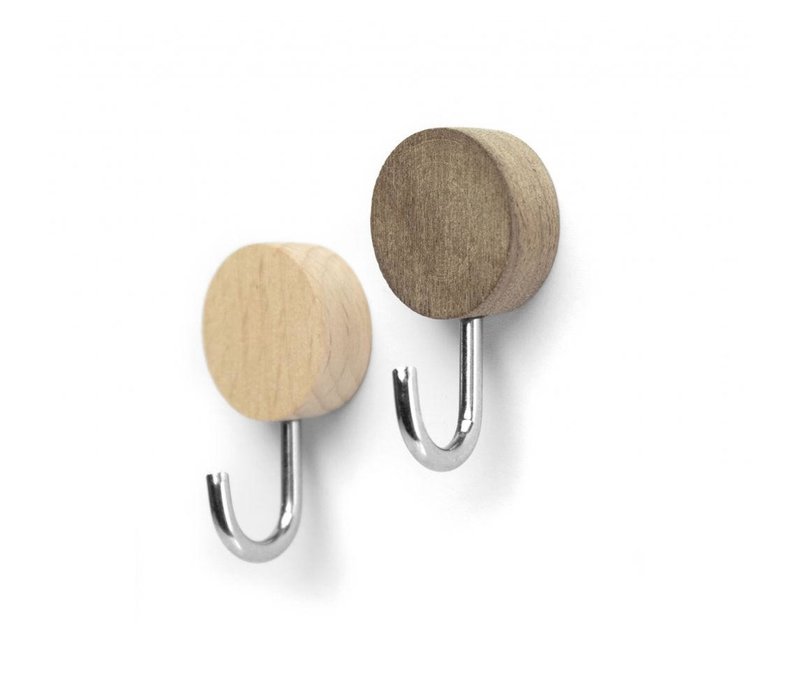 Trendform Wood Magnetische Haken Set Van 2 Stuks