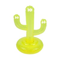 Sunnylife Inflatable Ring Toss Game 'Cactus' Neon Lime