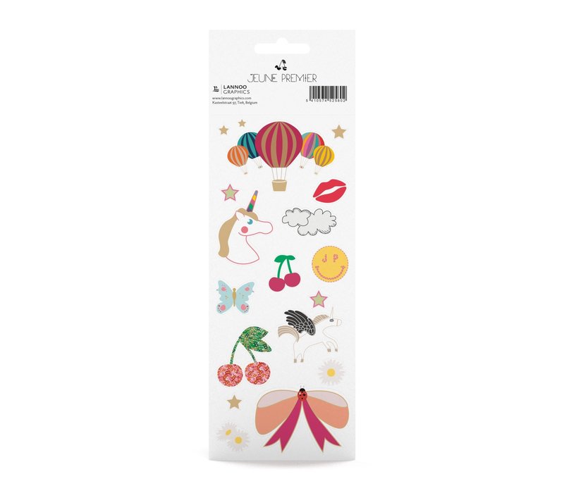 Jeune Premier Fun Stickers Meisjes