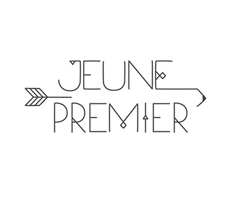 Jeune Premier keychain Ladybug with letter F