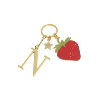 Jeune Premier keychain Ladybug with letter P