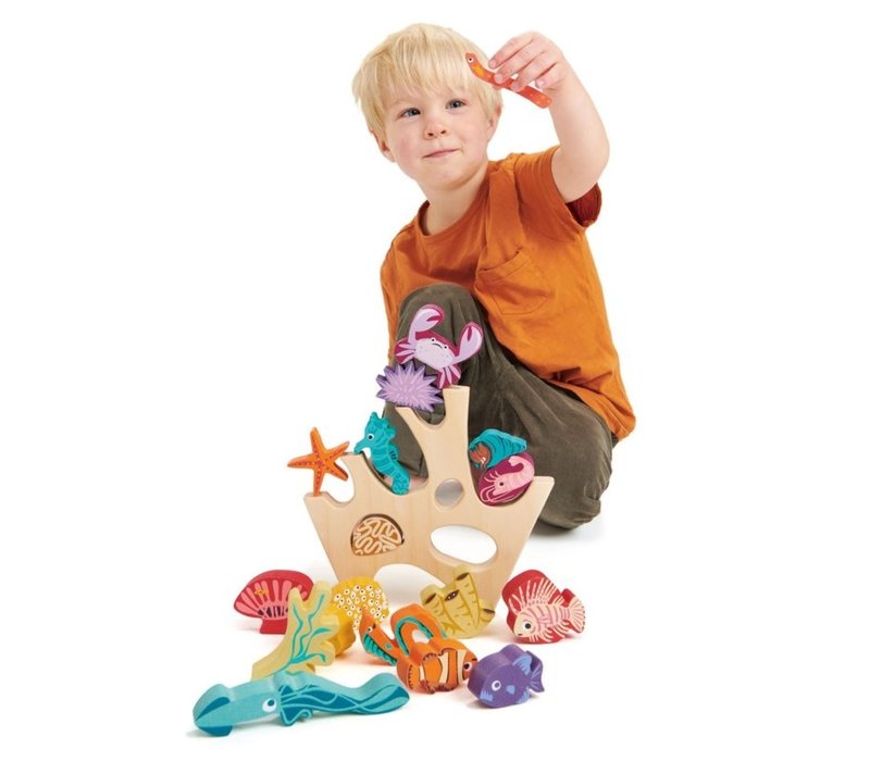 Tender Leaf Preschool Stacking Coral reef