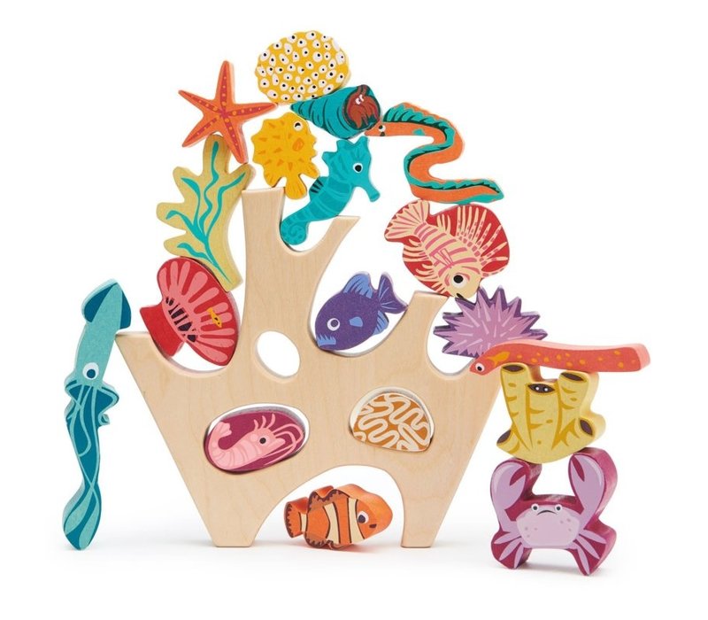 Tender Leaf Preschool Stacking Coral reef