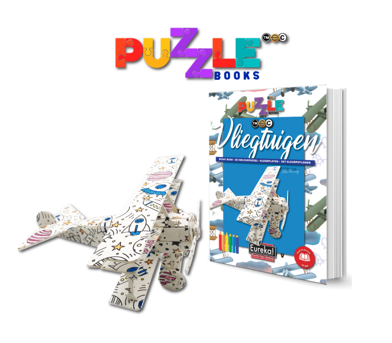 Eureka livre de puzzle 3D avions