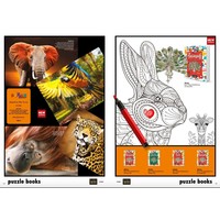 Eureka livre de puzzle 3D animaux