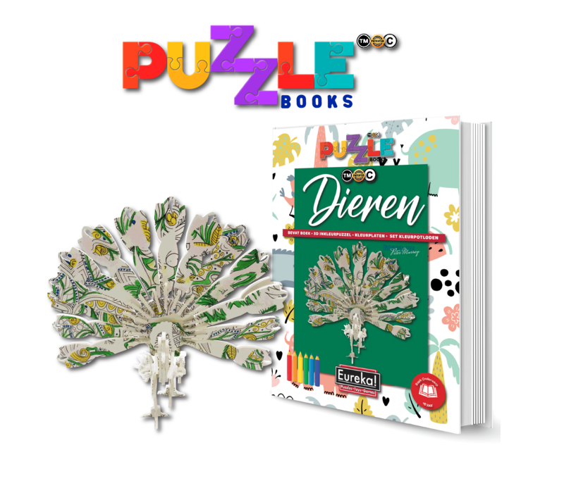 Eureka 3D Puzzelboek dieren