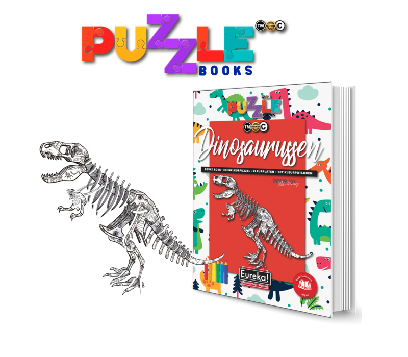 3D Eureka puzzle book dinosaurs