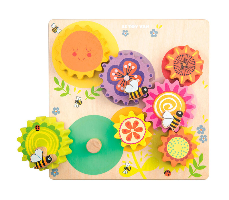 Le Toy Van Gears & Cogs "Busy Bee Learning"