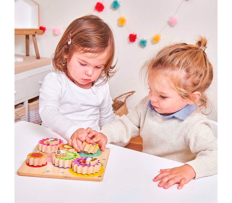 Le Toy Van Tandwielen en Handvatten "Busy Bee Learning"