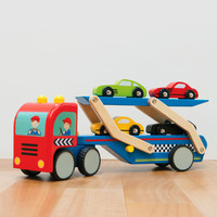 Le Toy Van Transporteur de voitures de course Set