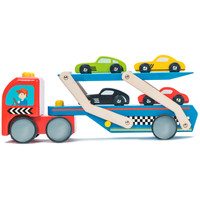 Le Toy Van Transporteur de voitures de course Set