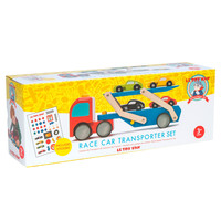 Le Toy Van Transporteur de voitures de course Set