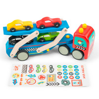 Le Toy Van Transporteur de voitures de course Set