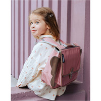 Caramel & Cie Back to School Small Winged Satchel Blossom