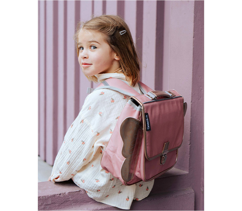 Caramel & Cie Back to School Small Winged Satchel Blossom