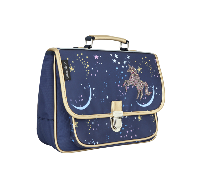 Caramel & Cie Back to School Small Satchel Constellation Night