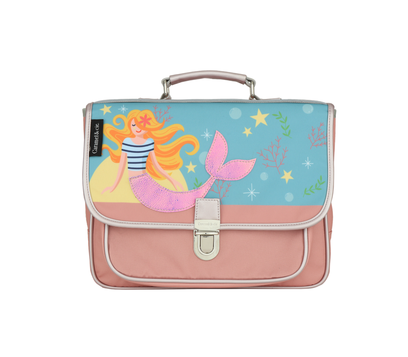 Caramel & Cie Back to School Medium Satchel Beautiful mermaid