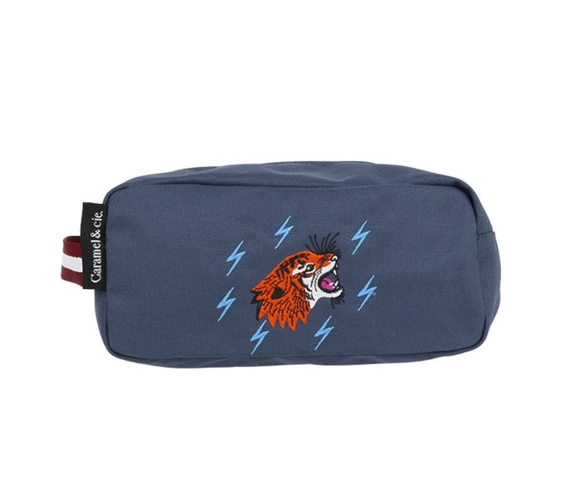 Caramel & Cie On The Go Grrrr blue Toiletry bag