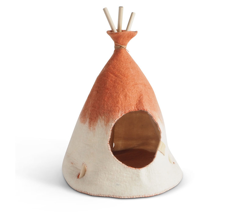 Aveva Tipi, terracotta, 100% wool