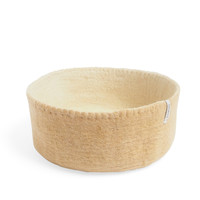 Aveva Table baskets, sand (3-pack), 100% wool