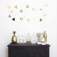 Umbra Confetti Triangles 16pcs Laiton-Or