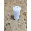 KJ Collection KJ Collection candle rustic white d6cm h14cm