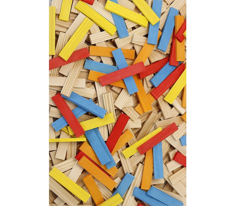 Vilac Batibloc 100 colored wood pieces set