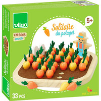 Vilac Wooden Solitaire Vegetable Garden