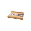 Point-Virgule Point-Virgule Countertop shelf with sap groove out of bamboo 40x30