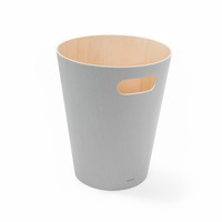 Umbra Woodrow waste bin 23x23x28cm Plywood Gray