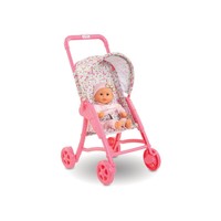 Corolle Mon Premier Poupon Doll Buggy Floral