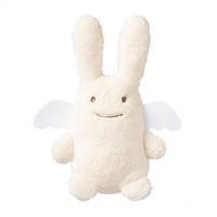 Trousselier Ange Lapin Doudou avec Hochet Ivoire 20Cm