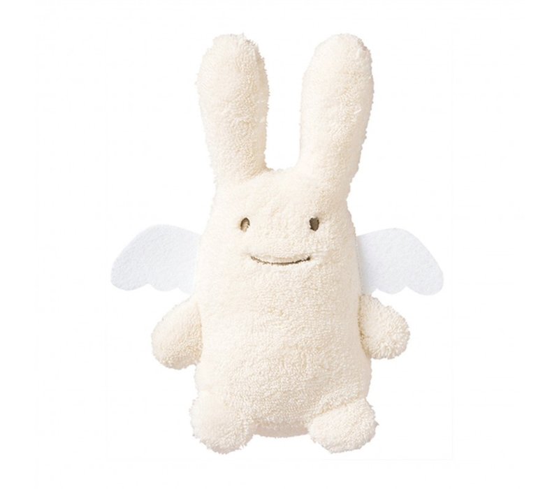 Trousselier Angel Rabbit Cuddle with Rattle Ivory 20Cm