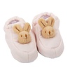 Trousselier Trousselier Chaussons Lapin 0-2 ans Coton Bio Rose Poudré