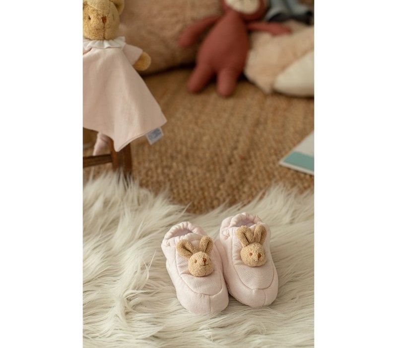 Chaussons Lapin 0-2 ans - Lin Rose Poudré