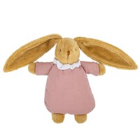 Trousselier Lapin Nid d'Ange Doudou Coton Bio Vieux Rose 20Cm