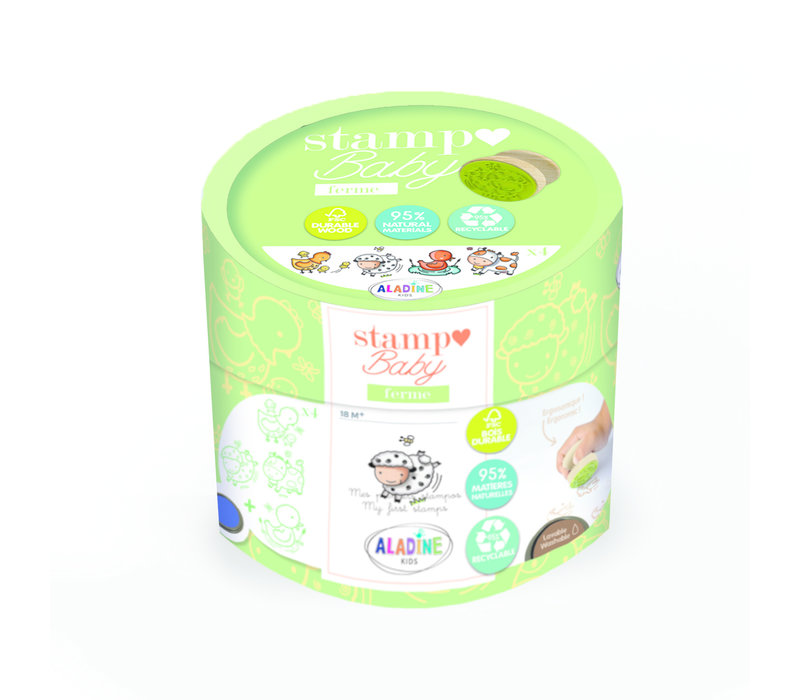 Aladine Stampo Baby Eco-Friendly Boerderij