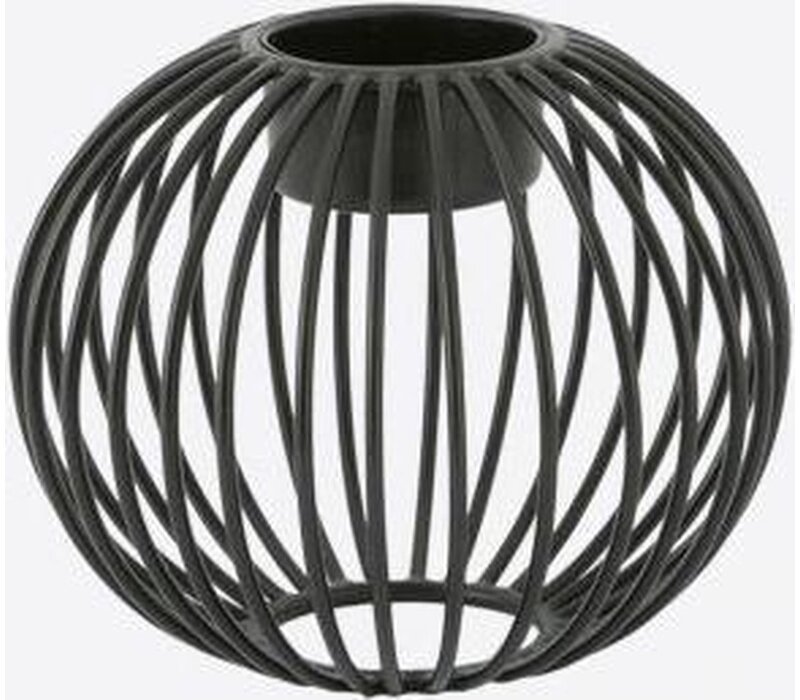 Point-Virgule Wire Tealight Holder Black S