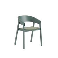 Muuto Cover Armchair with Upholstery Green (Remix 933)